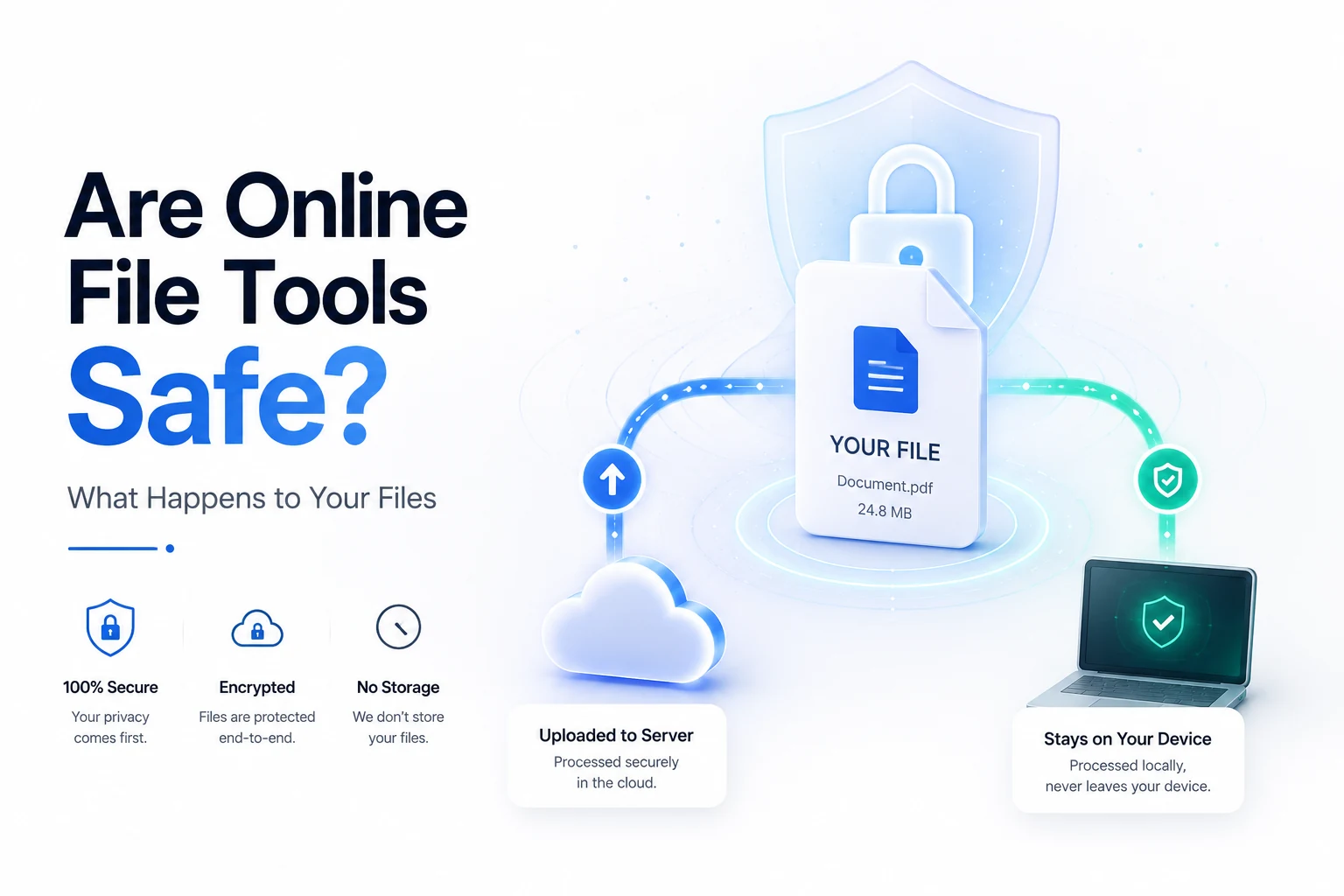 Are Online File Tools Safe? What Happens to Your Files