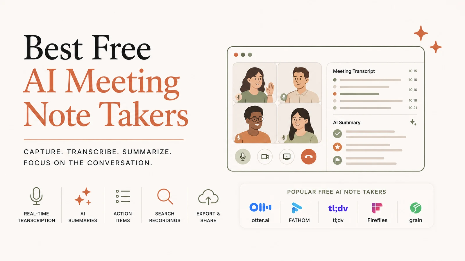 Best Free AI Meeting Note Takers in 2026