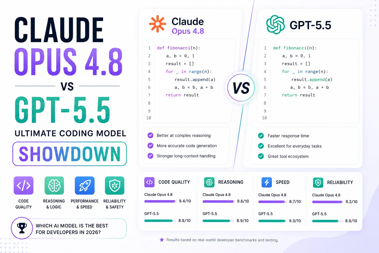 Claude opus 4.8 vs gpt-5.5: Ultimate Coding Model Showdown