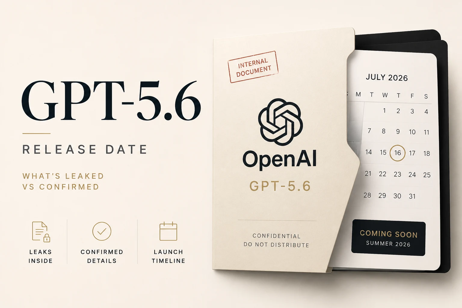 GPT-5.6 Release Date: What's Leaked vs Confirmed