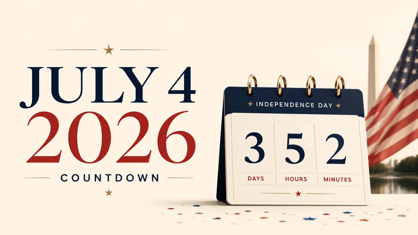 How Many Days Until July 4, 2026? (America's 250th)
